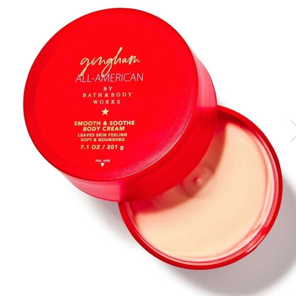 Bath & Body Works Gingham All-American Smooth & Soothe Body Cream NEW MSRP $21 - Picture 1 of 5